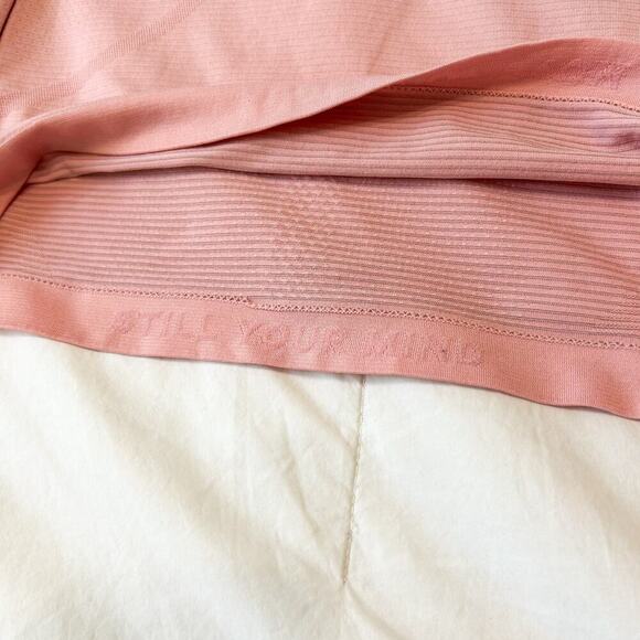 Lululemon Run Swiftly Tech 2.0 Long Sleeve Workout Top Pink Mist Size 4 - Picture 6 of 8